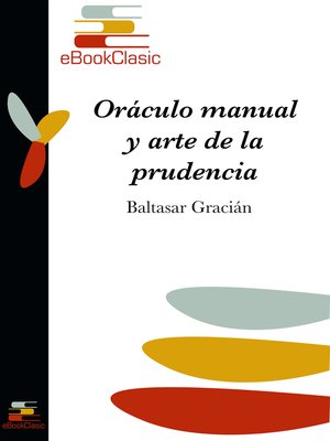cover image of Oráculo manual y arte de la prudencia (Anotado)
